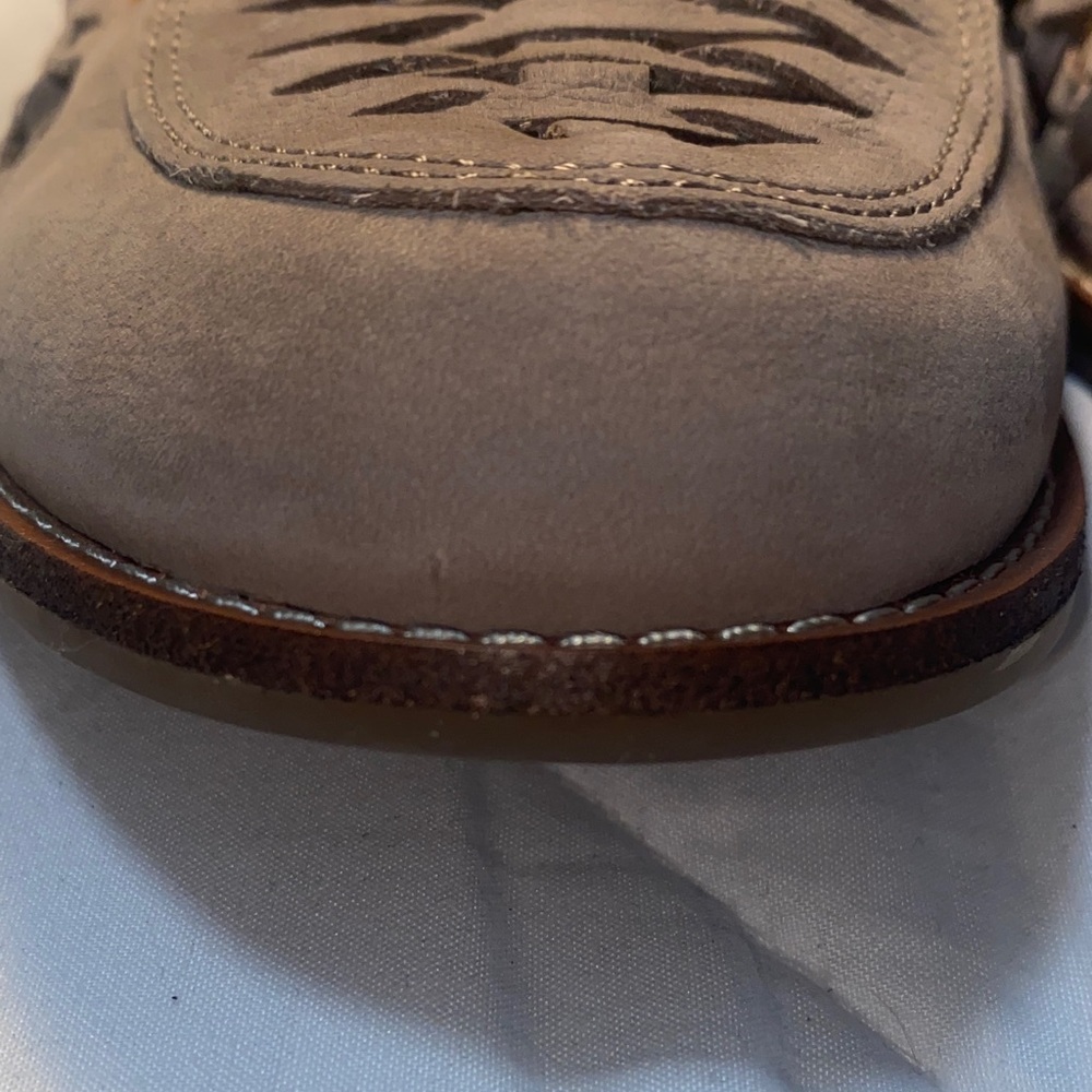 Earth Taupe Woven Slip-On Loafers View 5